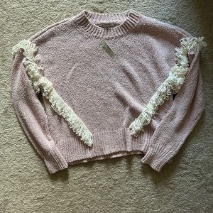 Madewell Fringe Sweater